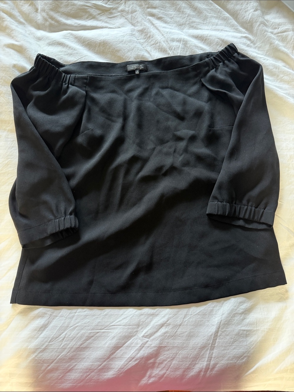 Babaton Black Off-Shoulder Blouse